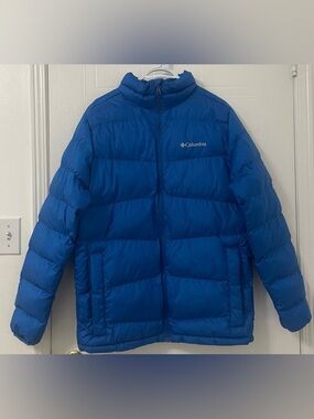 Columbia Bright Blue Puffer Jacket